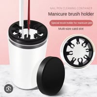 Image 1 of NAIL BRUSH CLEANER CUP