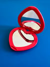 Lethal Lady Heart Compact Mirror