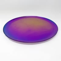 Vintage - Hay Stainless Steel Purple Iridescent Metal Tray