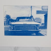 Image 2 of Car Cyanotype Print