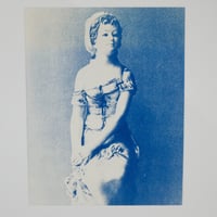 Image 2 of Statue Cyanotype print