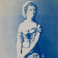 Image 3 of Statue Cyanotype print