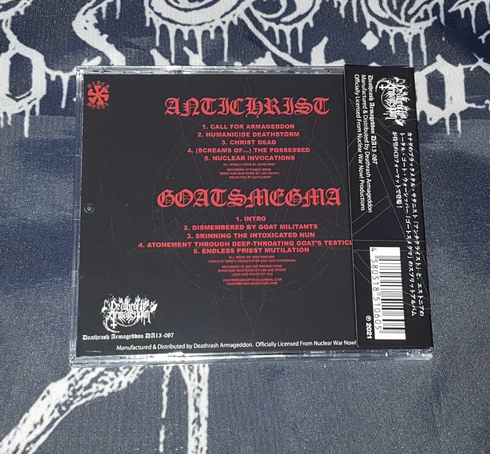 Antichrist / Goatsmegma - Split - CD