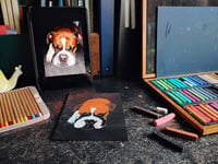 Image 1 of Custom Soft Pastel Boxer Portrait