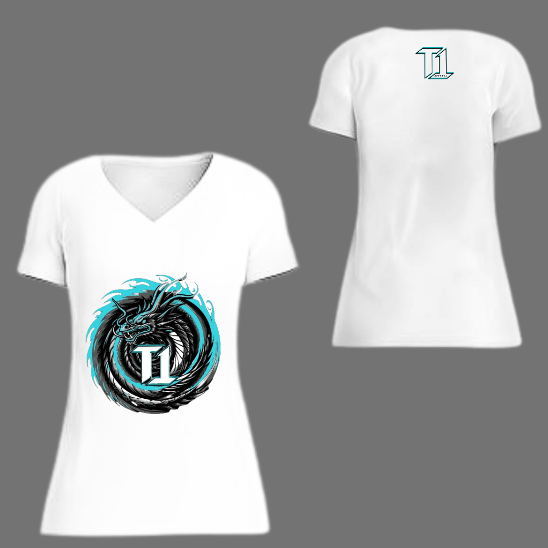 Image of T1D Dragon V-Neck