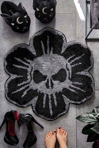 Killstar Grim Blossom Bathroom Rug