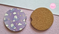 Image 2 of Celestial Kawaii Kitty Car Coaster