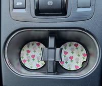 Image 3 of Kawaii Flowers Car Coasters