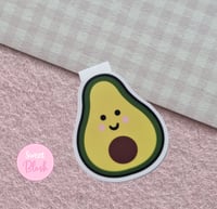 Image 1 of Kawaii Avocado Shape Magnetic Bookmark