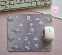 Image 1 of Celestial Kawaii Kitty Dreams Mousepad