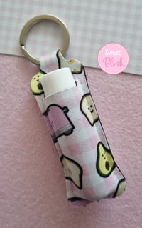 Image 3 of Kawaii Food Lipbalm Holder Keychain