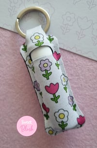 Image 4 of Kawaii Flowers Lipbalm Holder Keychain
