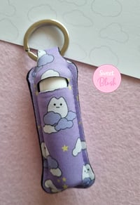 Image 4 of Celestial Kawaii Kitty Lipbalm Holder Keychain