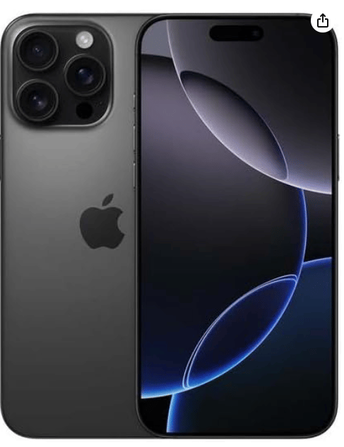 Image of Apple iPhone 16 Pro, 256GB, Black Titanium