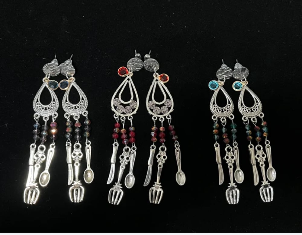 Image of Culinary restaurant industry earrings