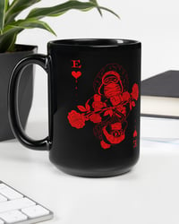 Image 3 of Explorer of Hearts | Black Mug