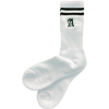 SOCKS MAISON MÈRE WHITE/BLACK/GREEN