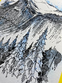 Image 4 of Ink original of Morzine, Blue