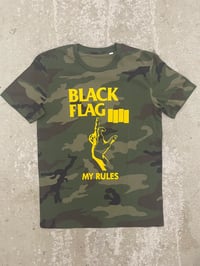 Image 2 of Black Flag - My Rules T-Shirts