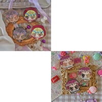 Image 3 of wanpi mimi - one piece chibi head pins [in hand]