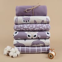 Image 2 of Tissu Jersey Billie Lilas - Tygdrömmar