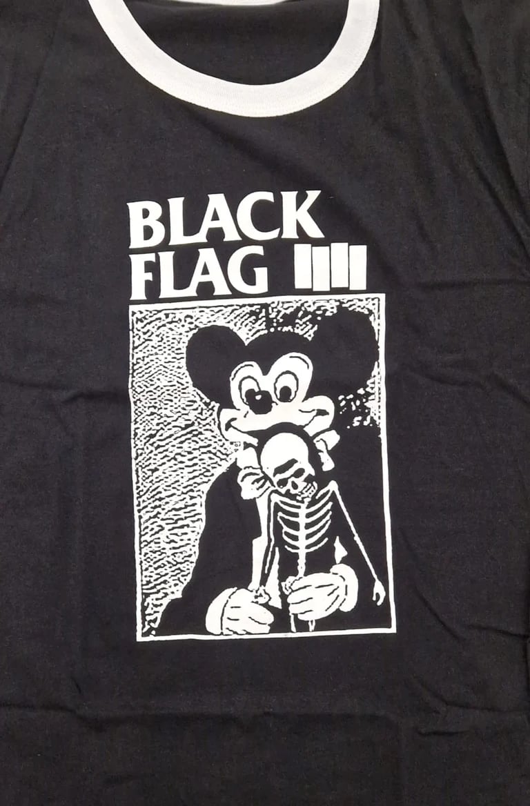 BLACKFLAG ミッキー マウス Tシャツ tee ブラックフラッグ Mickey