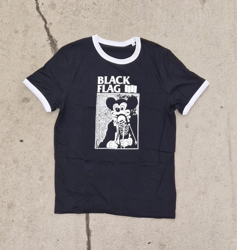 BLACKFLAG ミッキー マウス Tシャツ tee ブラックフラッグ Mickey