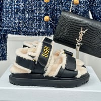 Image 3 of CD Fur Sandals