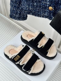 Image 12 of CD Fur Sandals