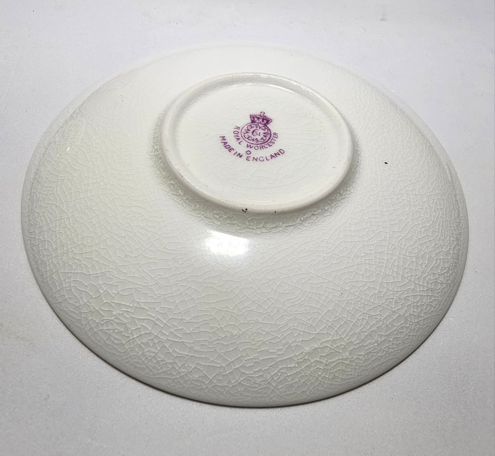 Image of Royal Worcester Coffee Cup and Saucer – Stinton #1