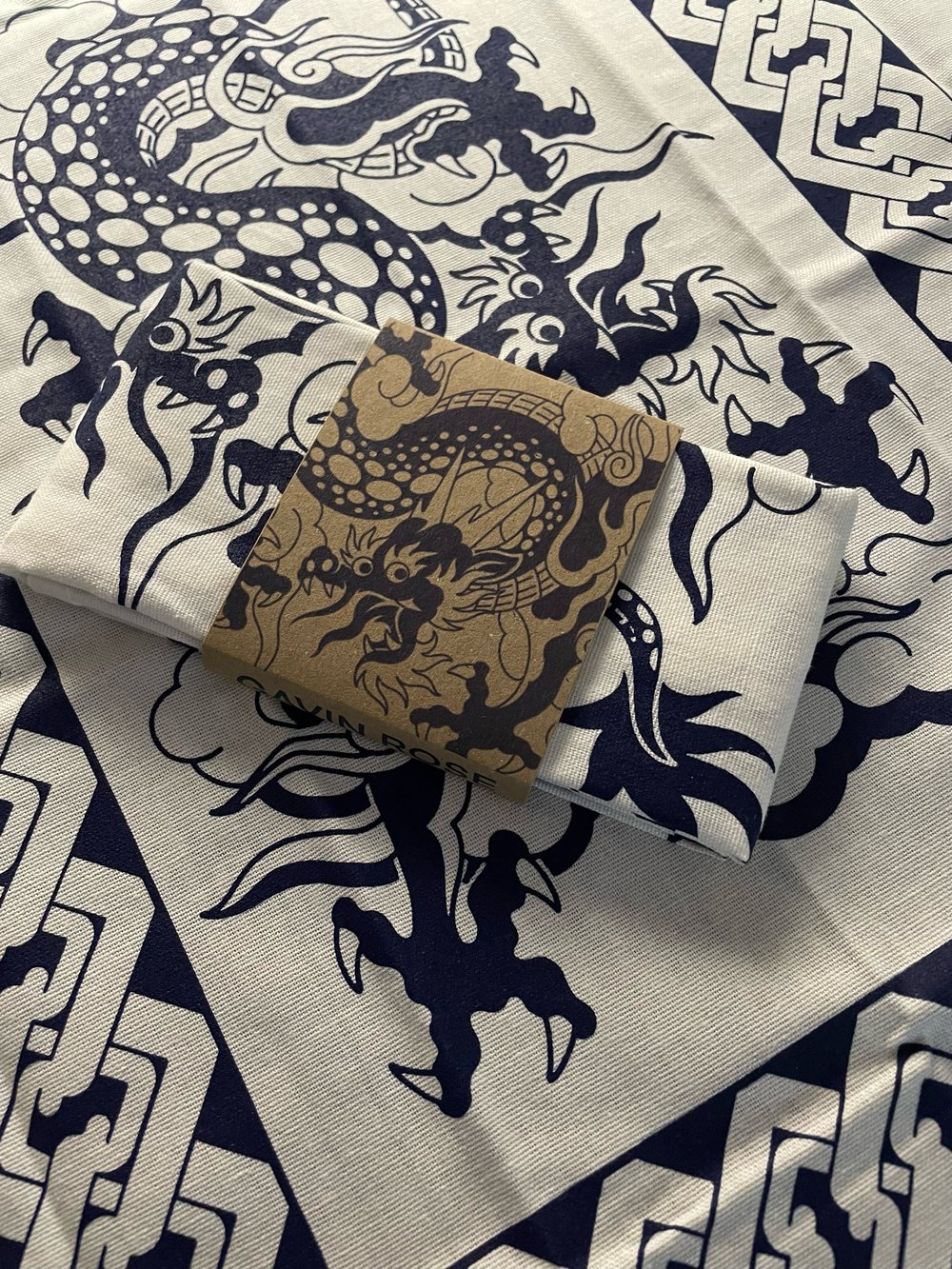 Dragon tea towel