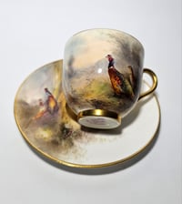 Image 1 of Royal Worcester Coffee Cup and Saucer – Stinton #2