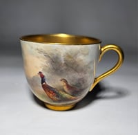 Image 4 of Royal Worcester Coffee Cup and Saucer – Stinton #2