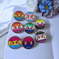 Image 1 of Fox Pride Pins