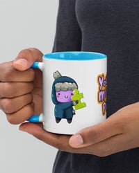 Image 2 of You're My Missing Piece | Purple Text Mug 