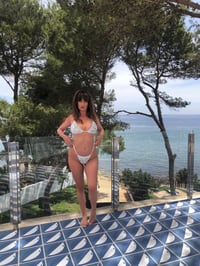 Image 2 of Silver / White Eulalia Bikini