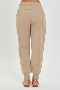 Image 3 of HIGH RISE SIDE POCKET RELAXED JOGGER PANTS