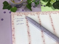 Image 6 of Rose Weekly Planner Pad