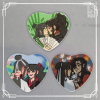 Image 1 of [MXTX books] - Hualian, Wangxian, Bingqiu, Beefleef - buttons
