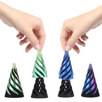 3D Printed Spiral Cone Toy 