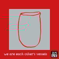 Image 2 of vessels/urns gray red  2