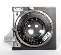 Image 2 of Carl Zeiss Jena Tessar 135mm F4.5 lens in Compur #1 shutter #5445
