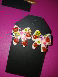 Valentine bow earrings 