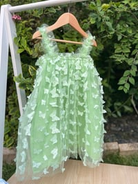 Image 8 of Pink or Green Butterfly Tutu Dress 