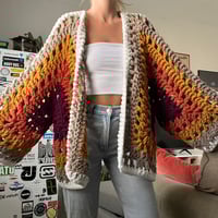 Image 1 of Crochet Cardigan - Multiple Color Options