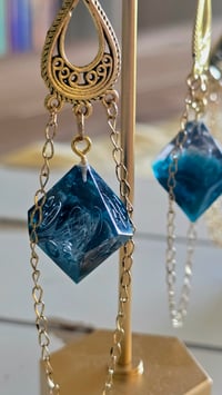 Image 7 of Tempest Treasures - ocean inspired dice earrings 