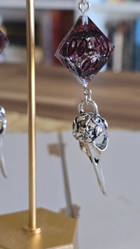 Image 2 of Delilah's Chosen - Laudna inspired dice earrings