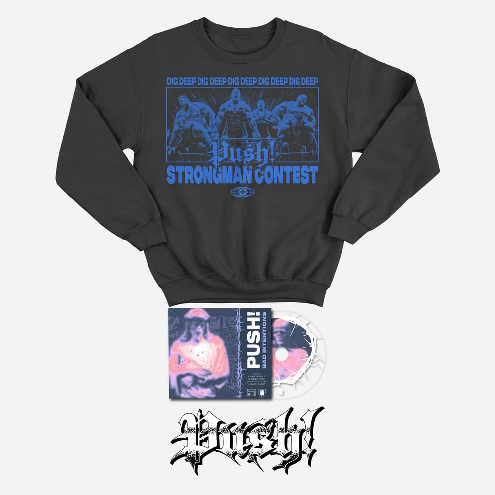 Image of BUNDLE: BAD INTENTIONS CD + CREWNECK