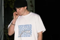 Image 3 of Feel the Whisper tee - white