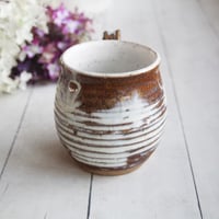 Image 5 of Rustic Love Mug, Gorgeous Earthy Mug with Love Heart, 14 Ounce, Made in USA